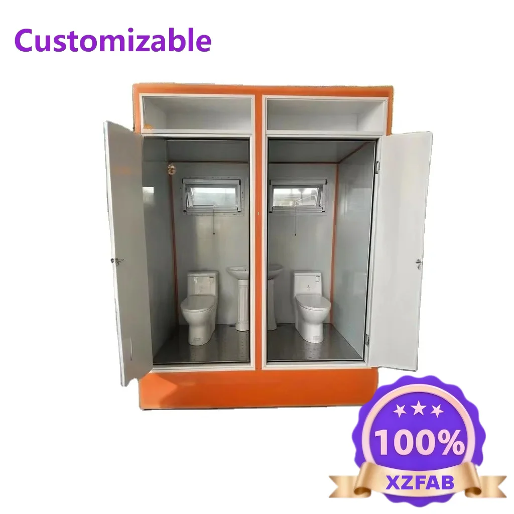 Factory Direct 2026 Portable Mobile Prefabricated Toilets for Sale Squat/Seat Design for Hotels and Outdoor Use Folding Containe