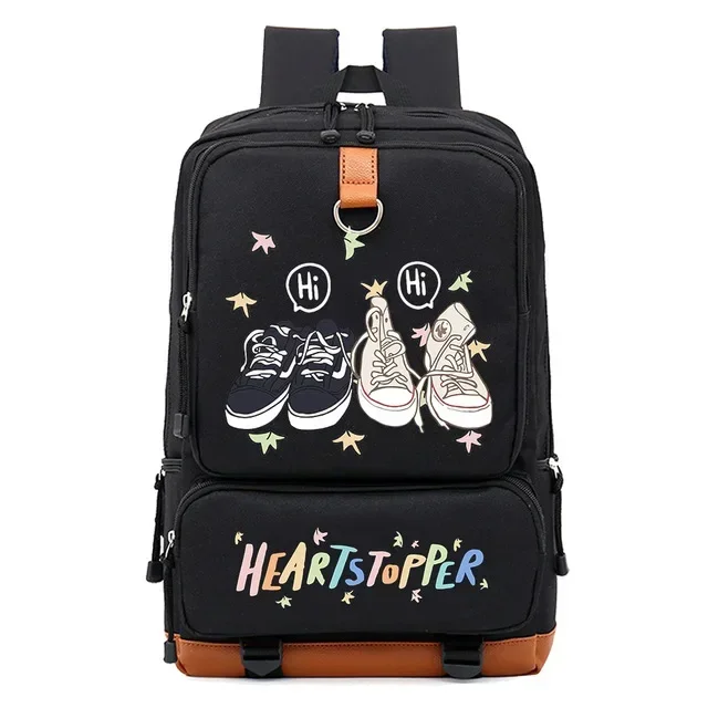 Heartstopper Charlie Nick Hi Capacity Backpack Back to School School Bag Teentage Travel Storage Bags