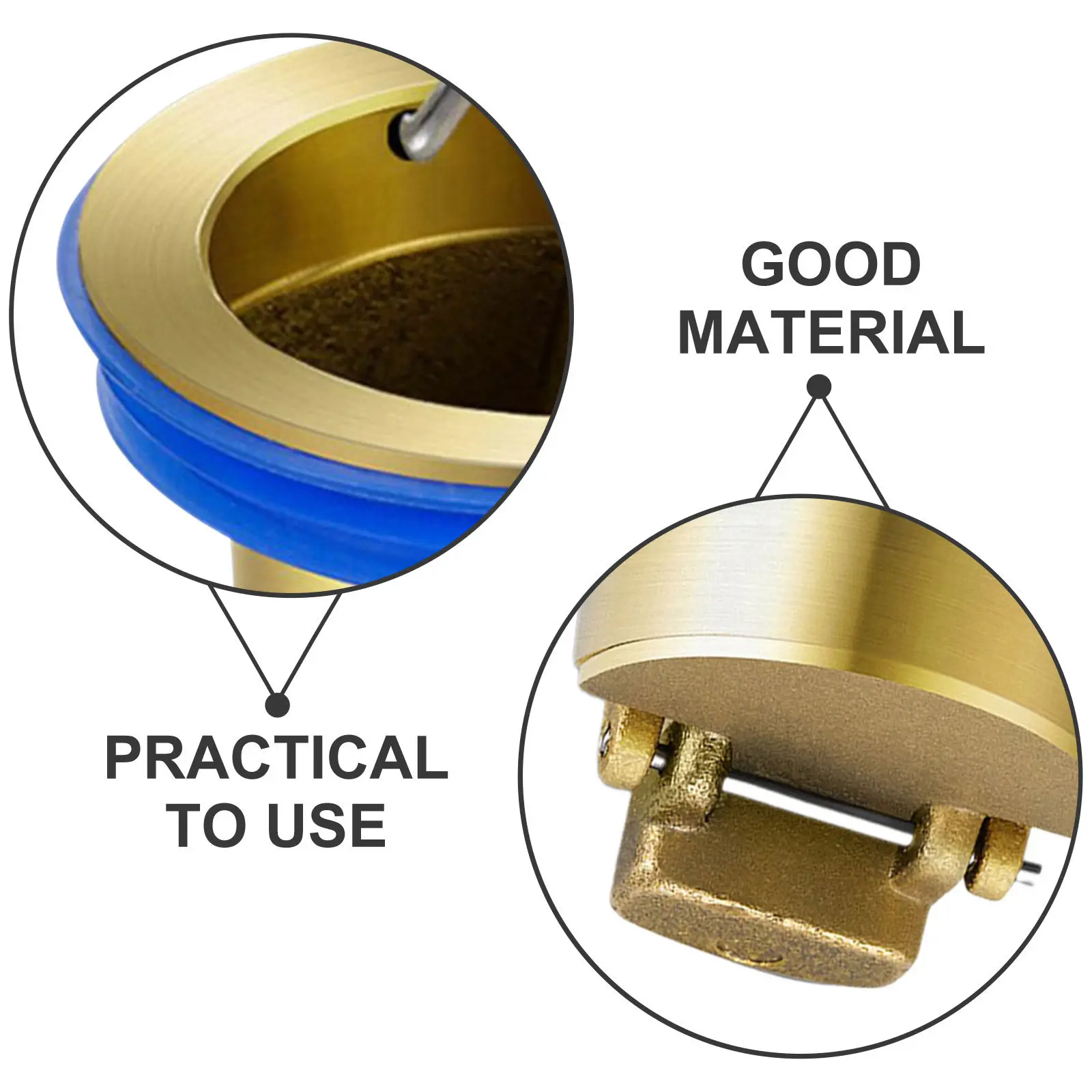 Floor Drain Odor Proof Core Resistant Sewer Backflow Preventer Shower Drain Plug Convenient Household Replacement
