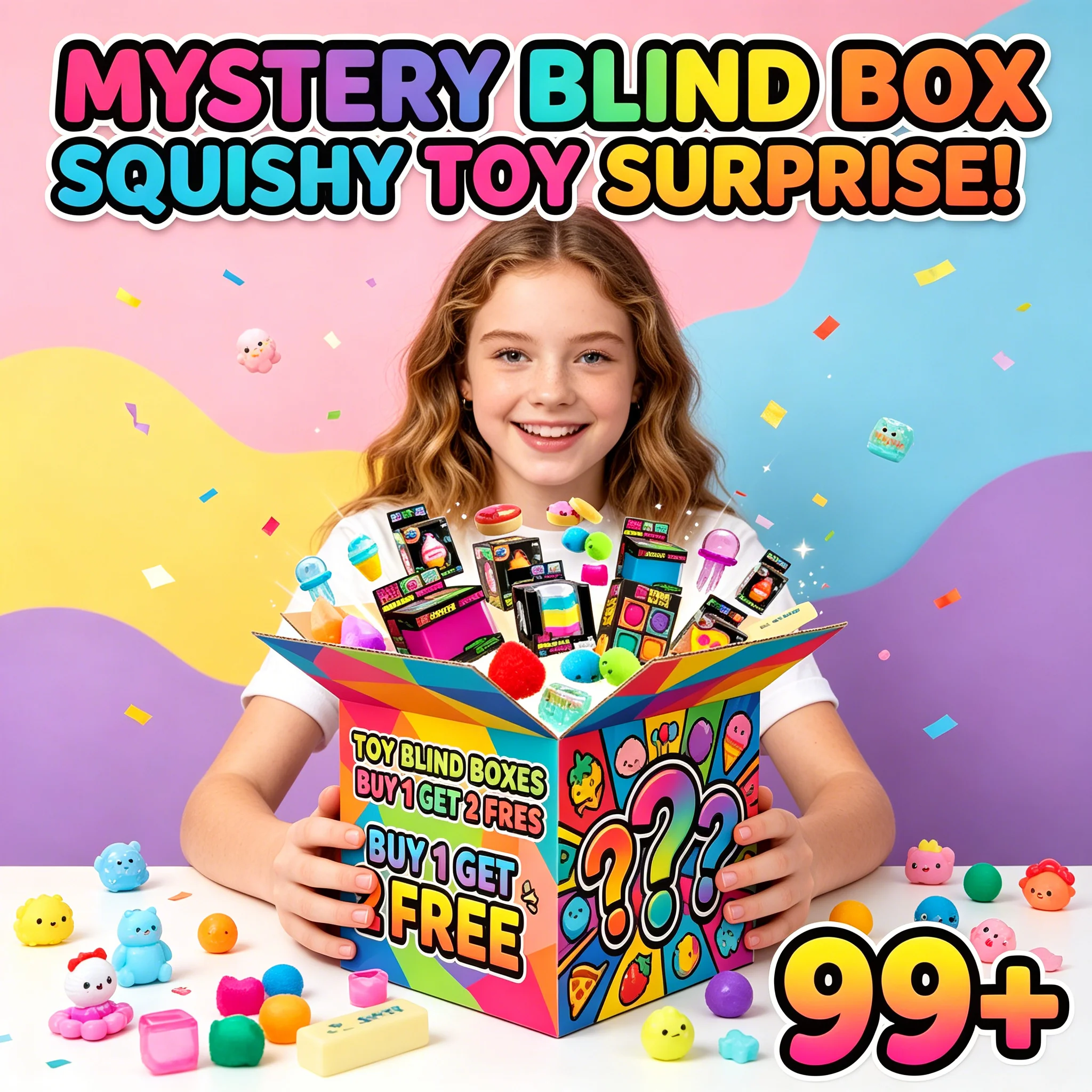 

Random Hidden Style Daily Decompression Sensory Mystery Blind Box Cat Paw Mochi Squishy, Lovely Cat Foot Fidget Toy, Kawaii Portable Anxiety Relief Collectible Toy