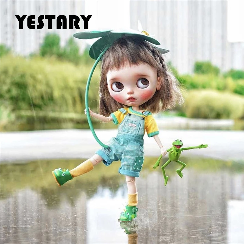 

Кукла ystarry 1/6 Bjd, в туфли кукольные аксессуары, 11 предметов одежды, цветная лягушка, резиновые сапоги для куклы