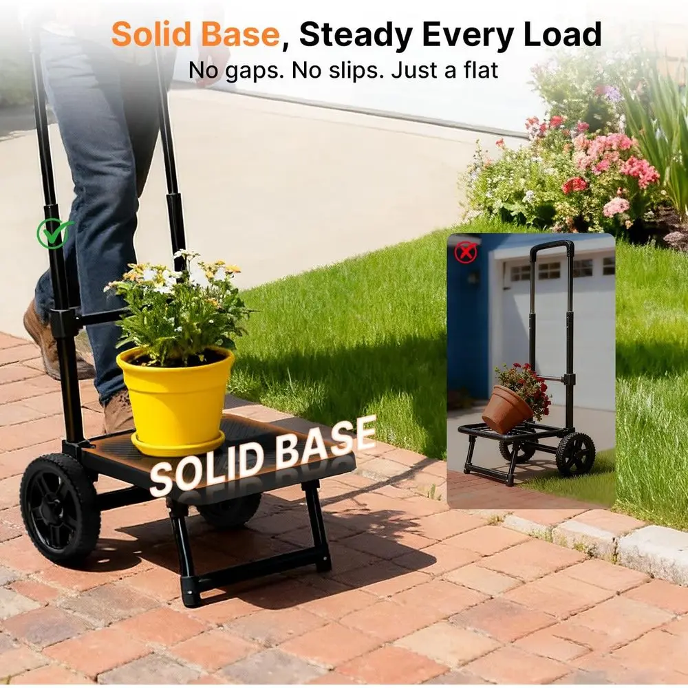 Zusammenklappbarer Einkaufswagen mit doppeltem Funktionsfunktion und wasserdichter Tasche von 57 lb, 330 Pfund Tragkraft, Treppensteigerräder für Lebensmittel, Wäsche und Bewegungen