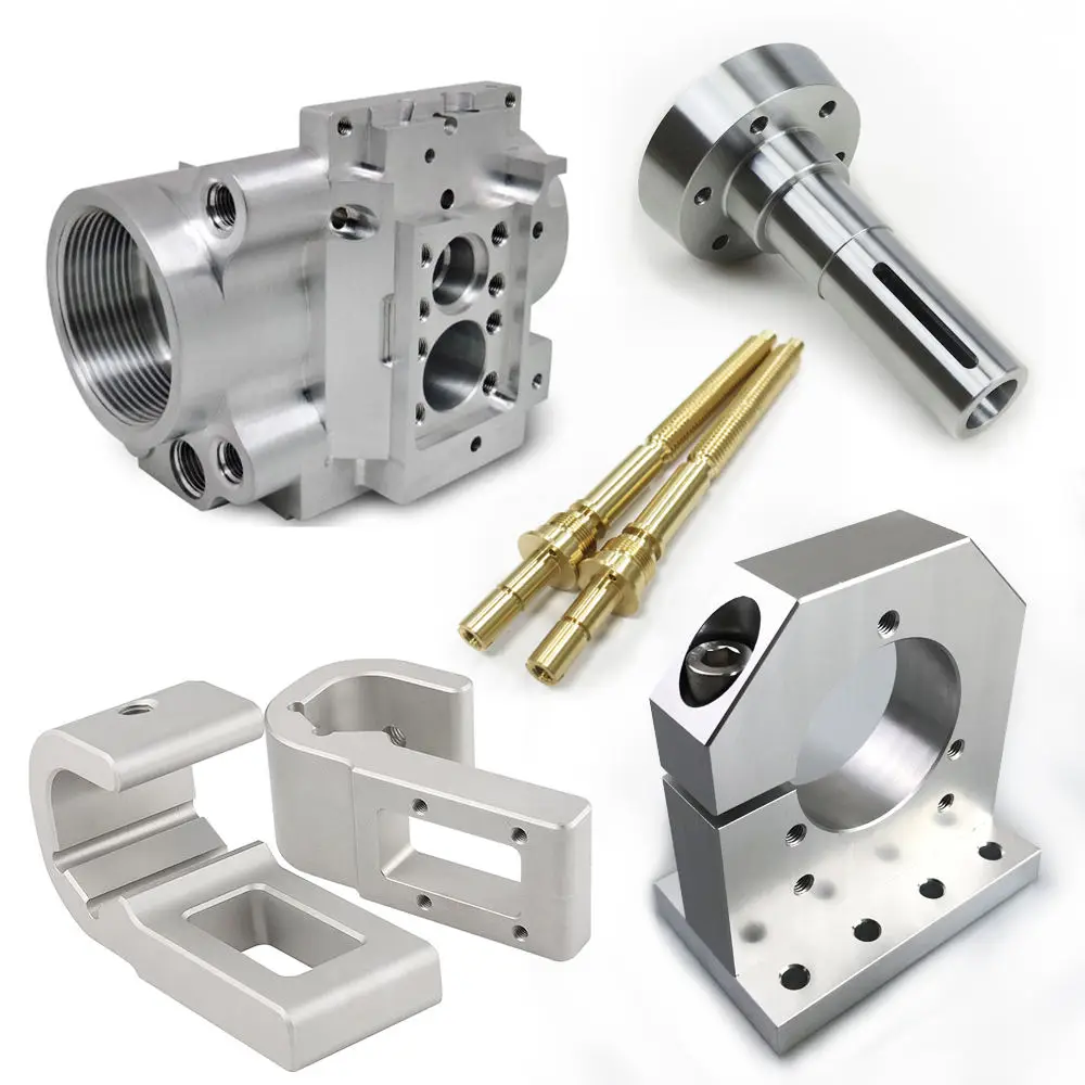 Custom 4 Axis CNC Machined Metal Parts Precision Milling Aluminum Stainless Steel Brass Components OEM ODM Factory Direct