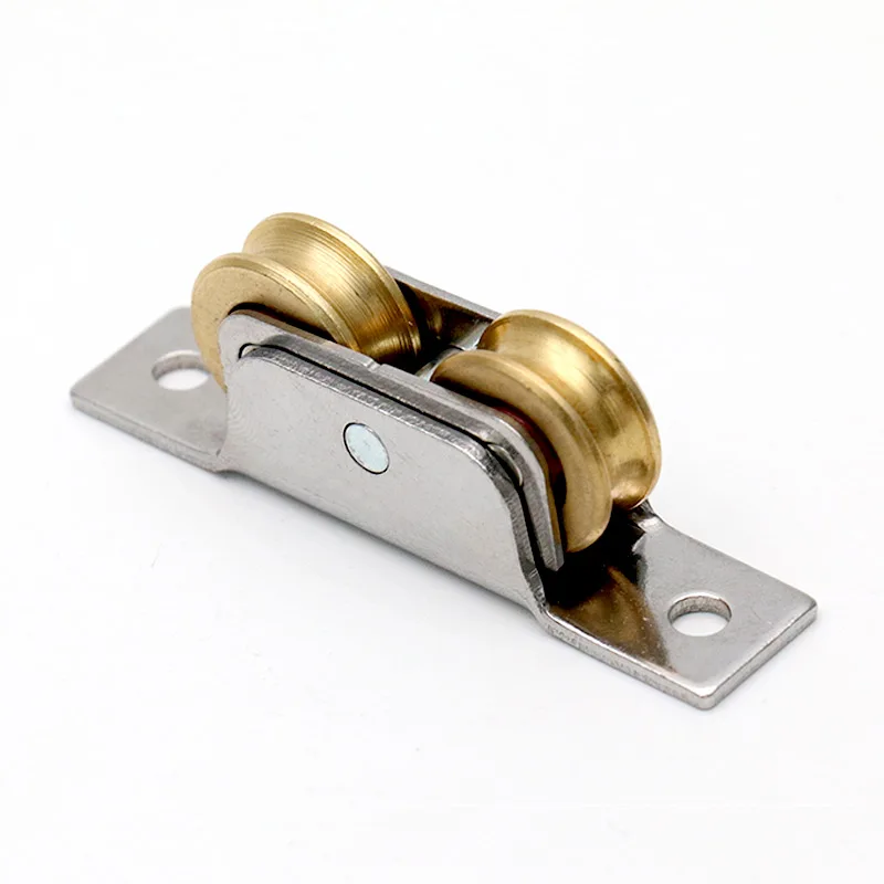 Balcony Sliding Plastic Steel Door Pulley Aluminum Alloy Screen Window Brass Wheel