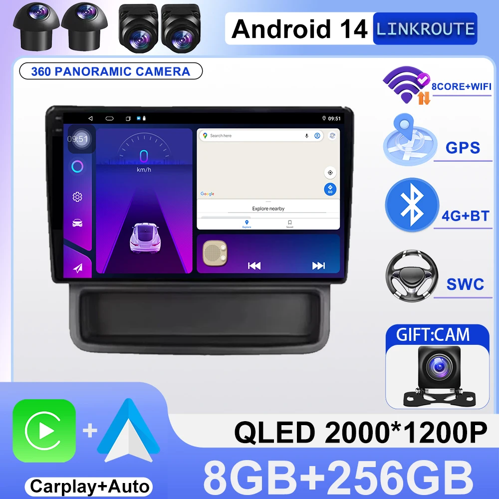 For Renault Trafic 2 For Opel Vivaro A For Nissan primastar 2001 - 2014 Car Radio Android 16 Carplay GPS Navigation Android Auto