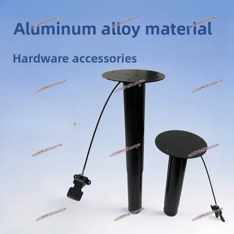 Pneumatic Vertical Random Stop and Lift Hardware Wire-controlled Coffee Table Lifter Multi-function Press Manual Adjustment