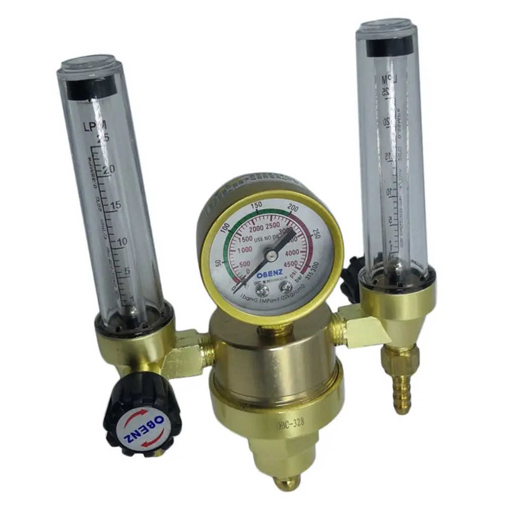 Argon Gas Pressure Reducer, Regulator Double Manometer, Welding Accessories