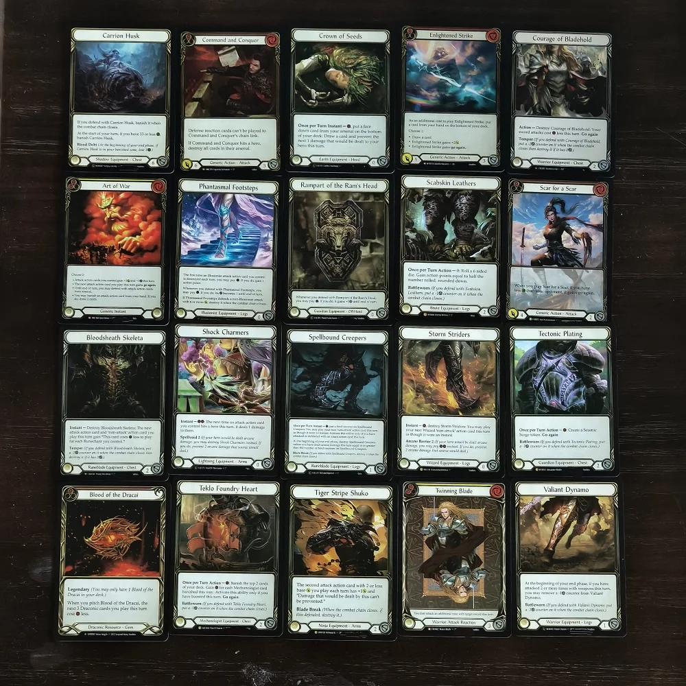 

Collectible Game Cards flesh and blood carrion husk command and conquer crown of seeds enlightened strike courage of bladehold a