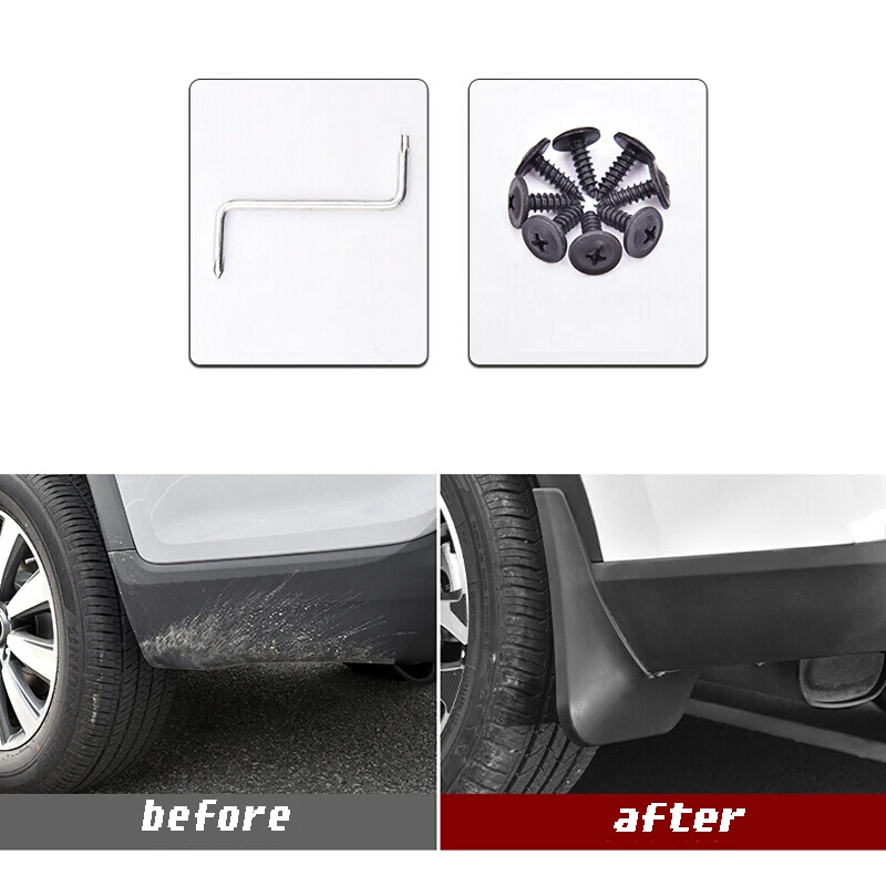 Car Wheel Mud Guard Cover Wheels Flaps Protect for Volkswagen Tharu VW Taos 2018 2019 2020 2021 2022 2023 Mudguard Accessories