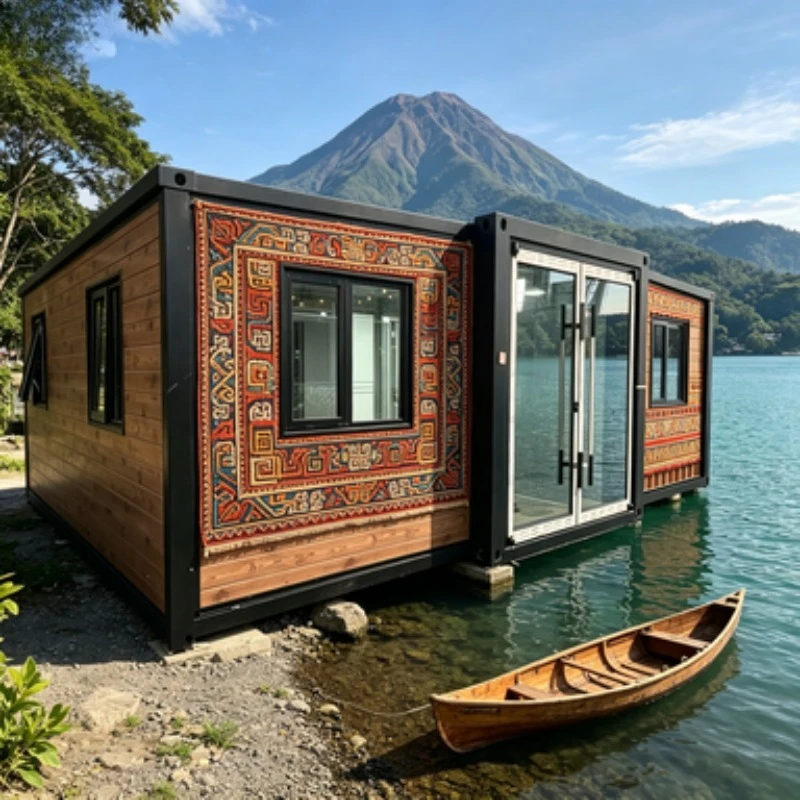 Modular Prefab Container House 20ft 40ft Foldable Tiny Home Portable Mobile Office Living Expandable Steel