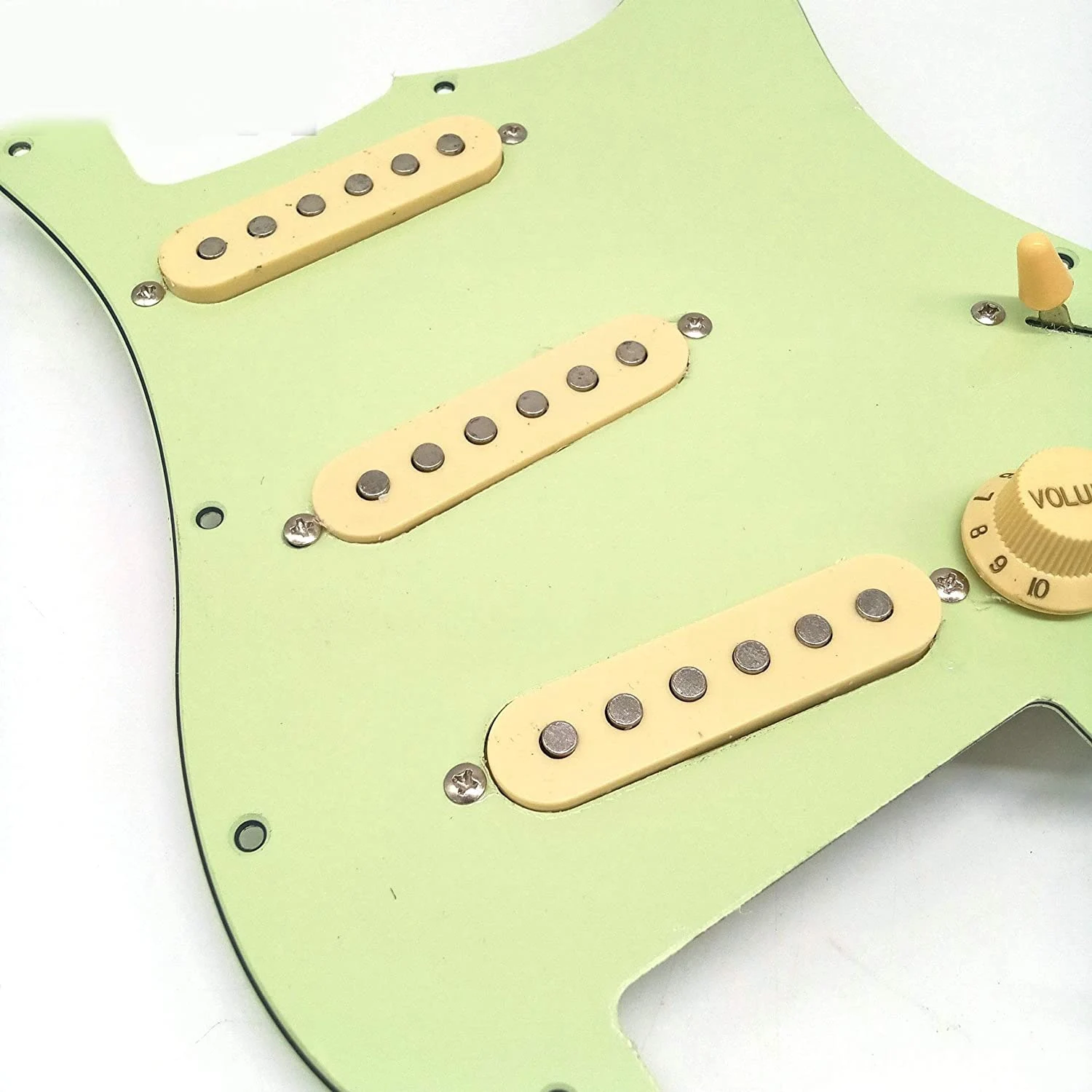 

ABYM мятно-зеленая накладка для электрогитары, предварительно смонтированная накладка с звукоснимателями Wilkinson для аксессуаров для электрогитары