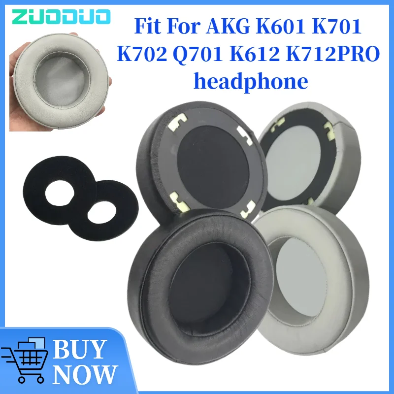 

ZUODUO Replacement ear pads for AKG K601 K701 K702 Q701 K612 K712PRO headphones, soft protein leather ear pads