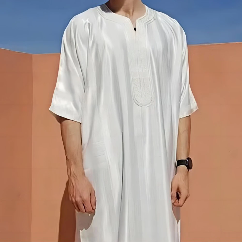 ملابس إسلامية للرجال الشرق الأوسط السعودية جوبا ثوب عباية إسلامية عباية رداء قفطان إسلامي فستان باكستان عربي #3