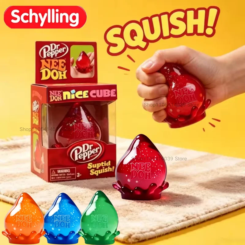Schylling Nee Doh Maltose Drop Soft Pinch Fidget Toy Sensory Stress Relief Blind Box Gift