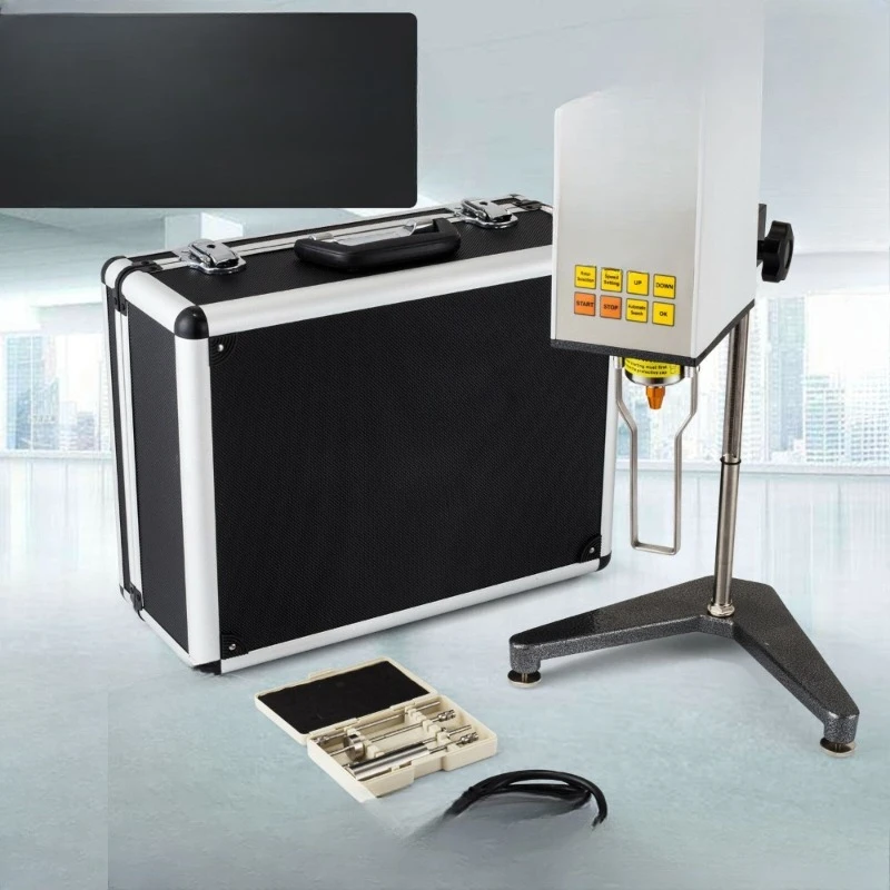 Digital rotational viscometer, microcomputer controlled viscometer
