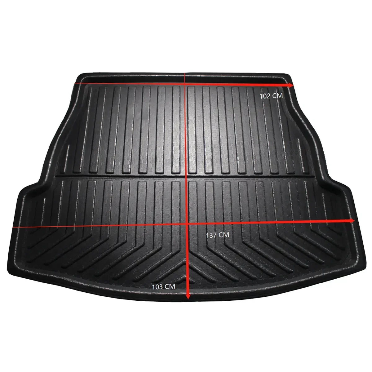 Car Rear Trunk Cargo Liner Boot Tray Cover Matt Mat Floor Carpet Kick Pad For Toyota RAV4 2019 2020 XA50