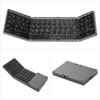 Mini Portable Folding Keyboard Thin Wireless BT Number Keypad For Mac Windows Laptop Tablet Light-Handy Bluetooth-compatible