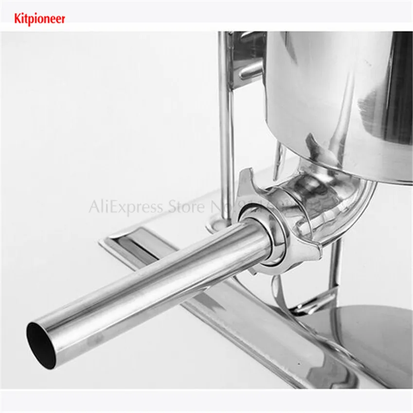 Embudo de acero inoxidable para embudo de salchichas, tubos de embudo gruesos para picadora de carne, 4 unids/set por juego