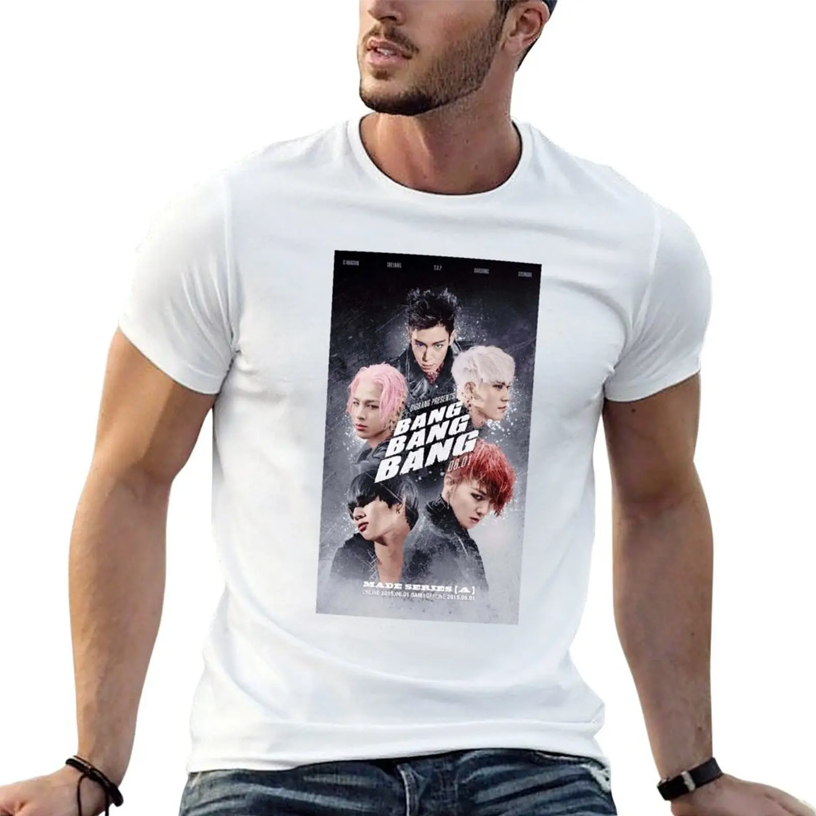 

Big Bang Kpop poster T-Shirt funny t shirts man man t shirt summer T-Shirt