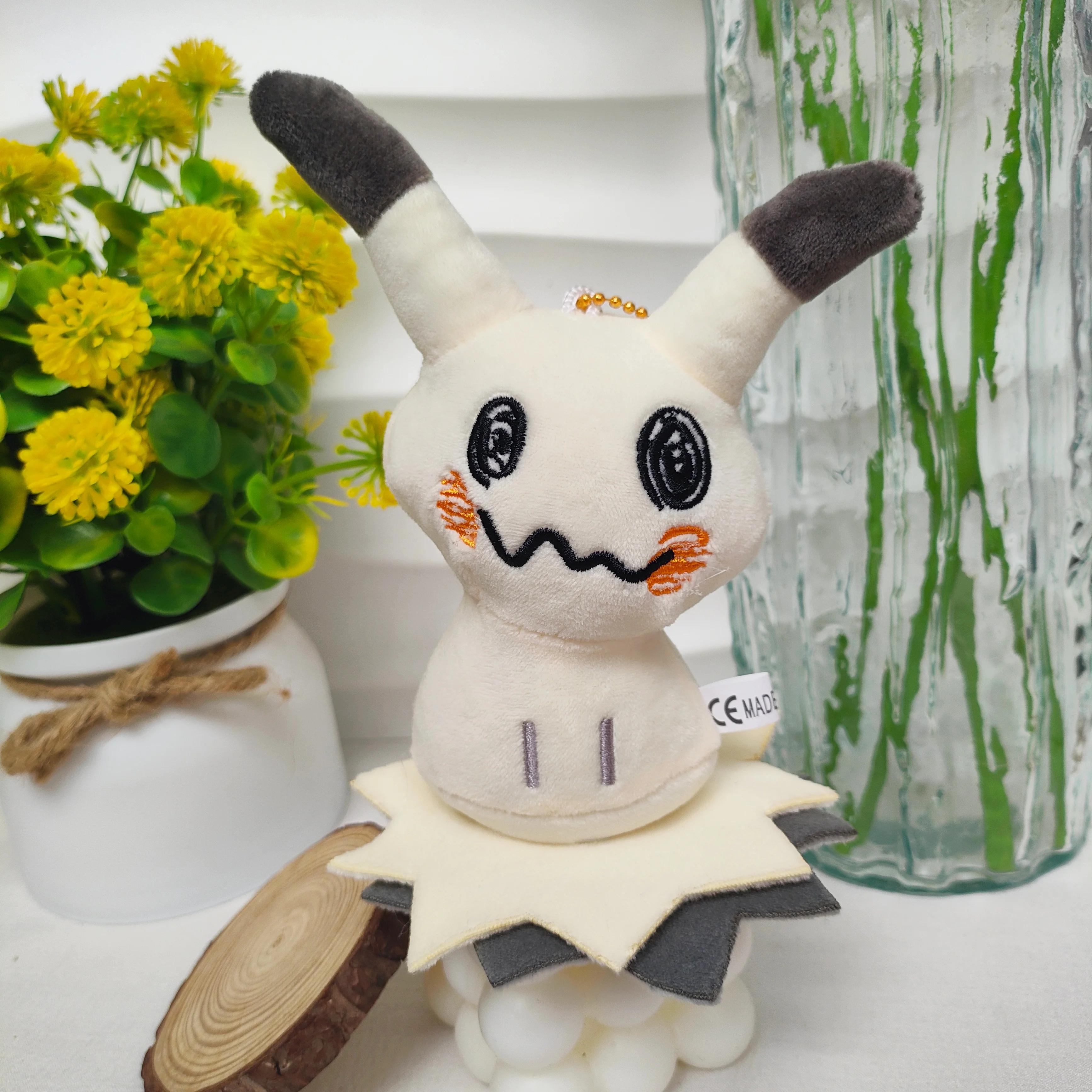 Pokémon Q Plush Keychain Mimikyu Cos Snorlax Sylveon Umbreon Soft & Small Keychain Festival Atmosphere Decor Pendant Plush Doll