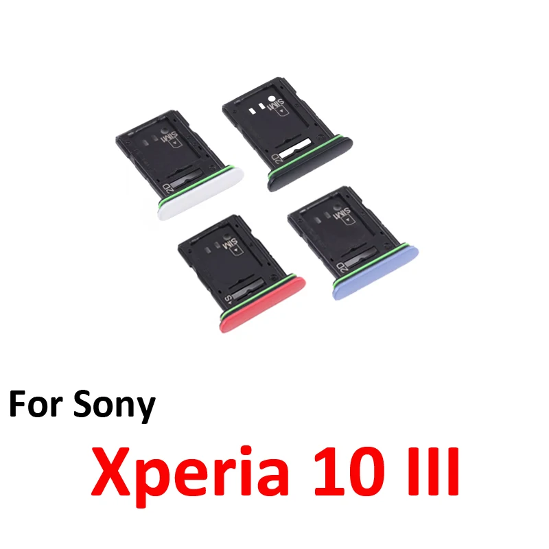 For SONY Xperia 10 III Phone New SIM Tray Micro SD Chip Card Slot