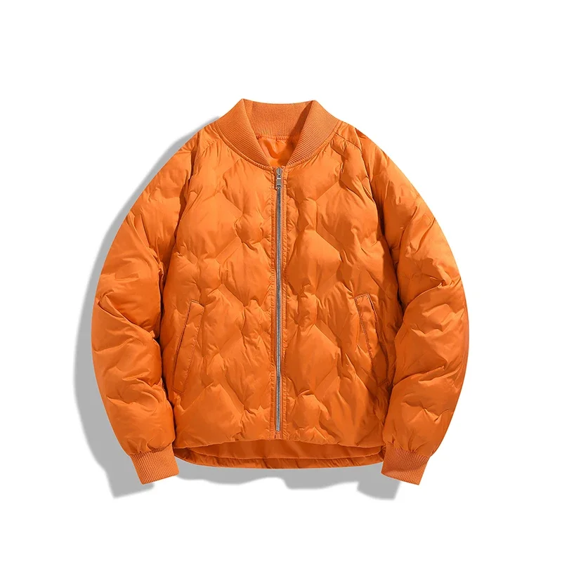 New Cotton Coats Men Women Same Autumn Winter Outdoort Style Traditional Coat Baseball Collar Coats Men's Warm Baseball Uniform