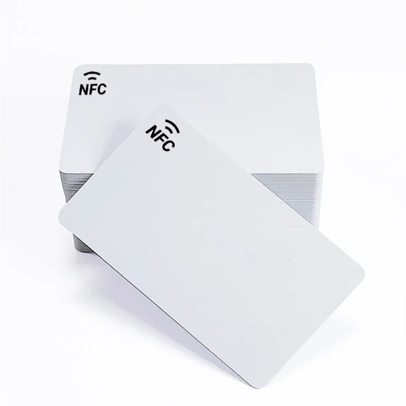 

100pcs a lot 2023 Hot Sale High Quality Printable Blank White Card For Access Control Smart 213/215/216 NFC Card