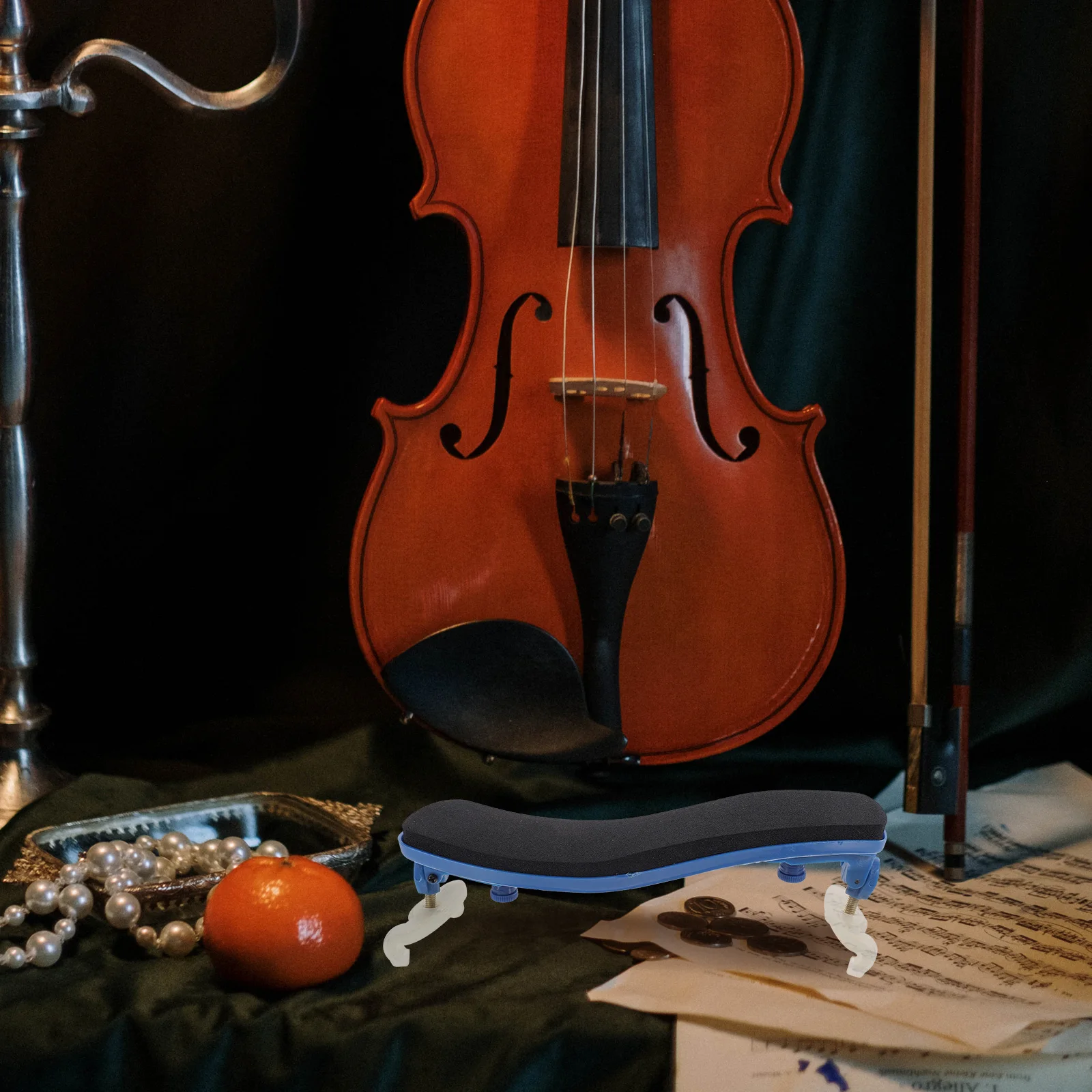 

Rubber Violin Shoulder Rest Support Red Child Portable Holder Fine Material Music Instrument Parts Accessories
