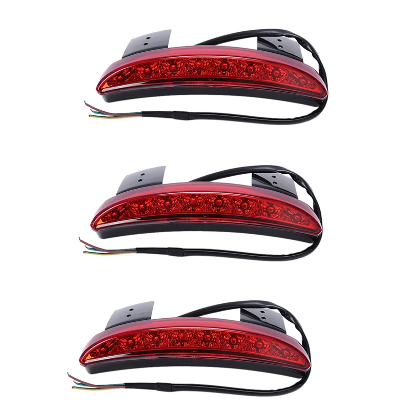 

3X Rear Fender For Davidson Sportster XL 883 Red