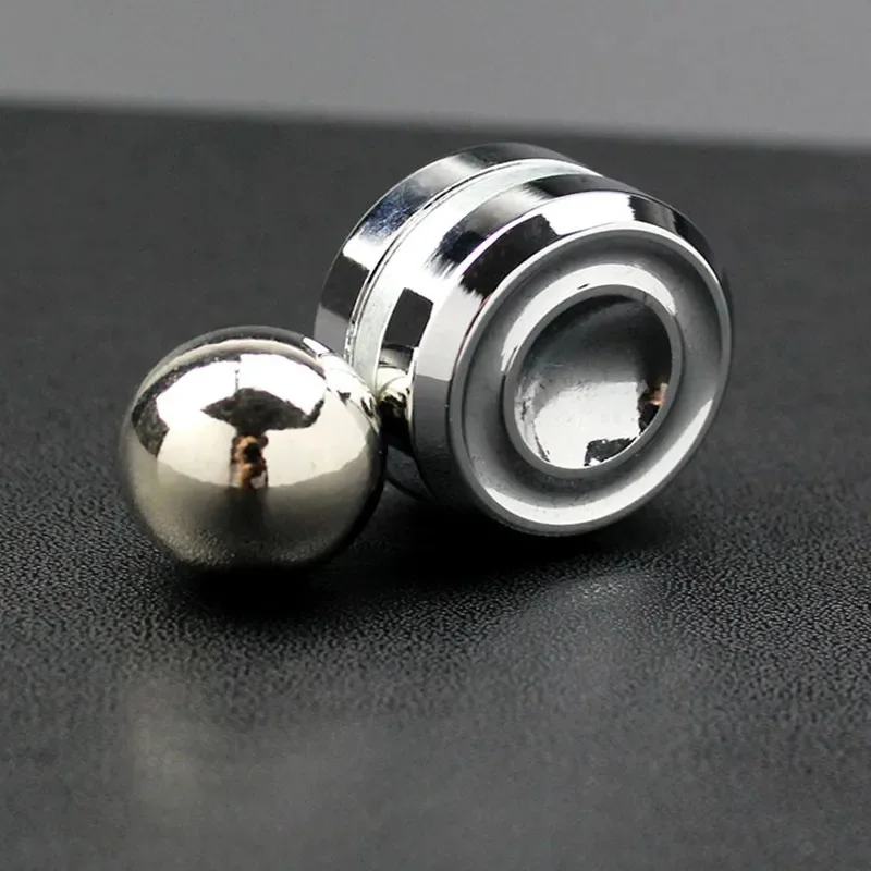 Orbiter Fidget المغناطيسي الأقمار الصناعية الدوران سبينر مع دوران سلس الإجهاد الإغاثة لعبة الاصبع للقلق التركيز ASMR اللعب الحسي