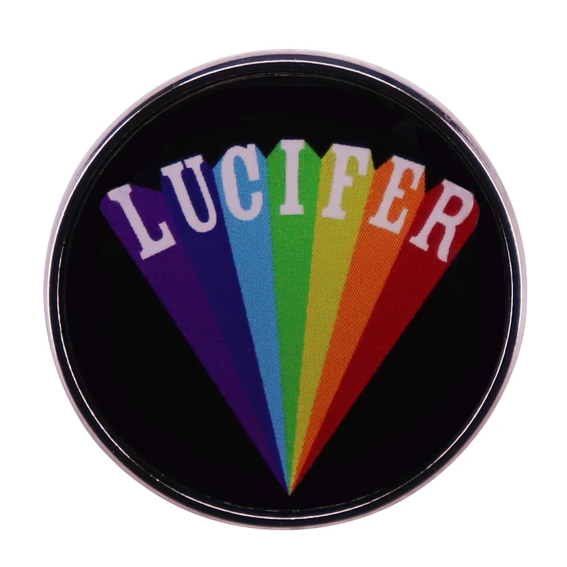 Science Fiction and Fantasy Films Rainbow Lucifer Rising Art Badges Buttons Lapel Pins Jewelry