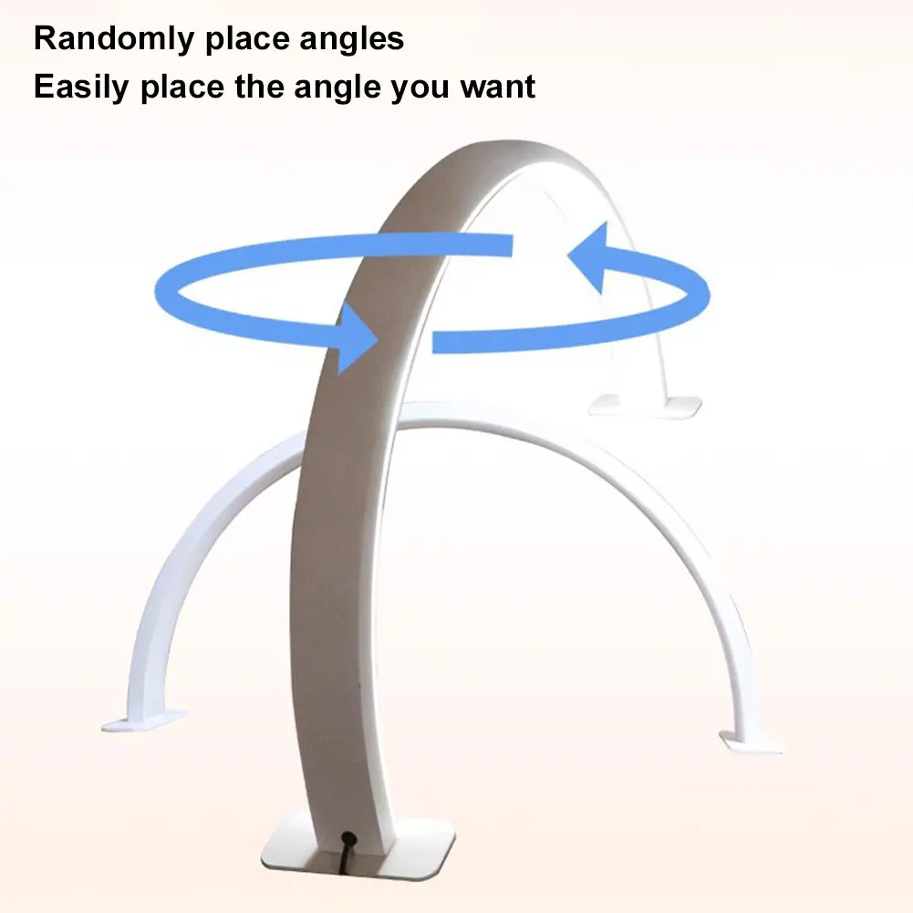 ضوء نصف قمر لمصباح مكتب الأظافر، ضوء ملء لتجميل وشم الأظافر والحواجب #1