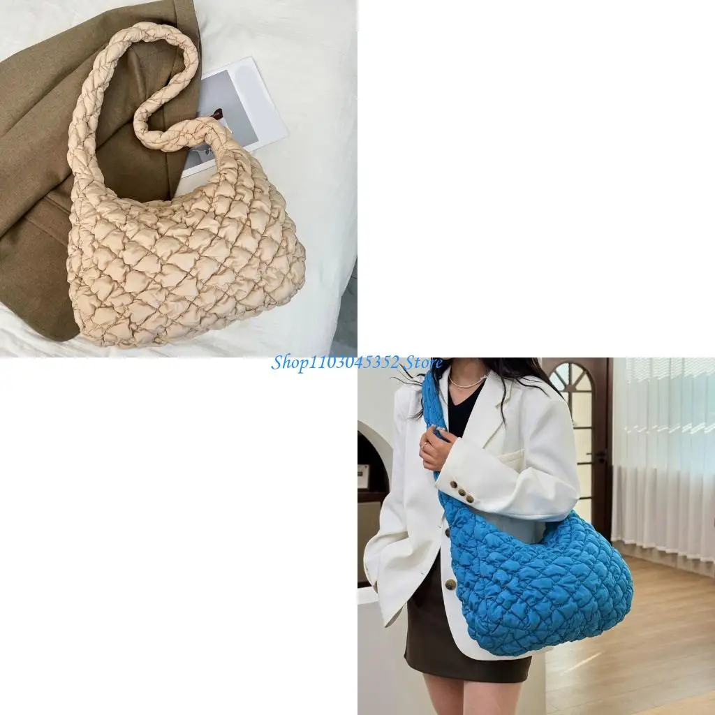 

A3PE Современная стеганая пуховика мешка с большим модным плечами сумка моды