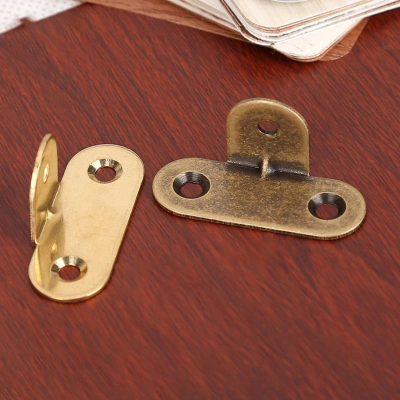 

5PCS Antique Pure Copper Pallet Corner Code 90 Degree Right Angle Fixed Copper Sheet Corner Bracket Hardware Accessories