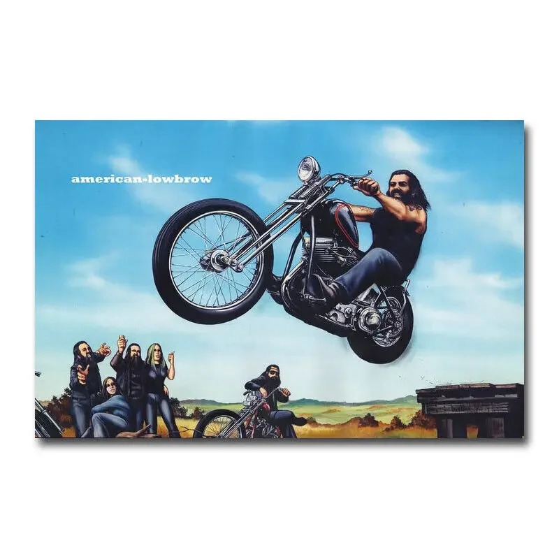 

David Mann Ghost Rider ,Art Picture Print Silk Poster, Home Wall Decor