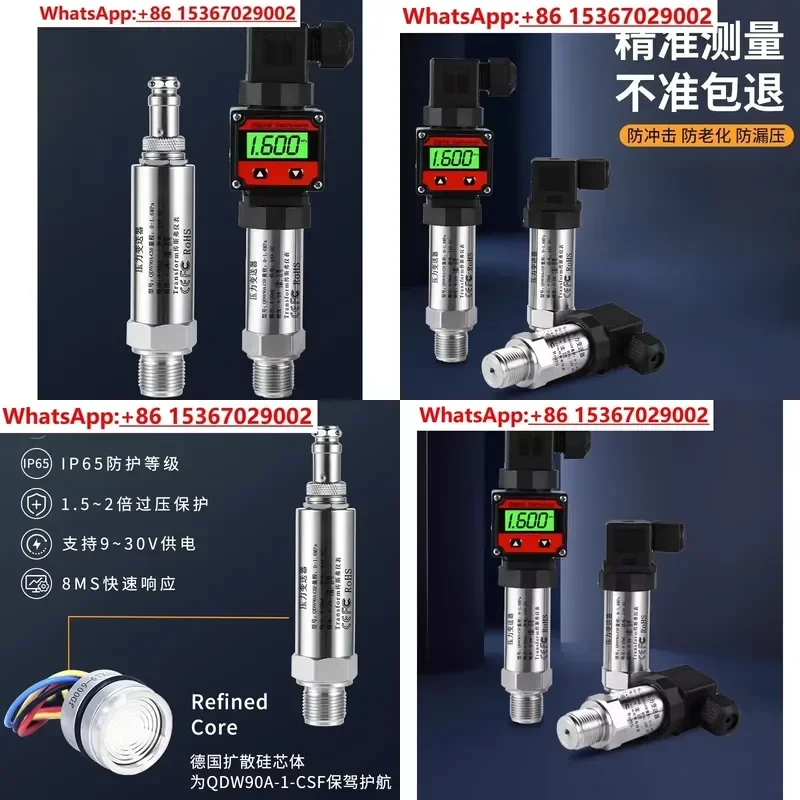 Hersman Pressure Transmitter Sensor with Crystal Liquid Display and RS485 Output