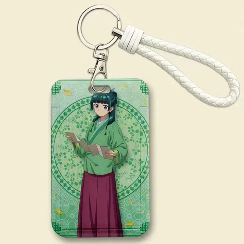 Kawaii Portable ID Card Cute Credit Badge Holder Wallet Keychain Bus Cards Cover