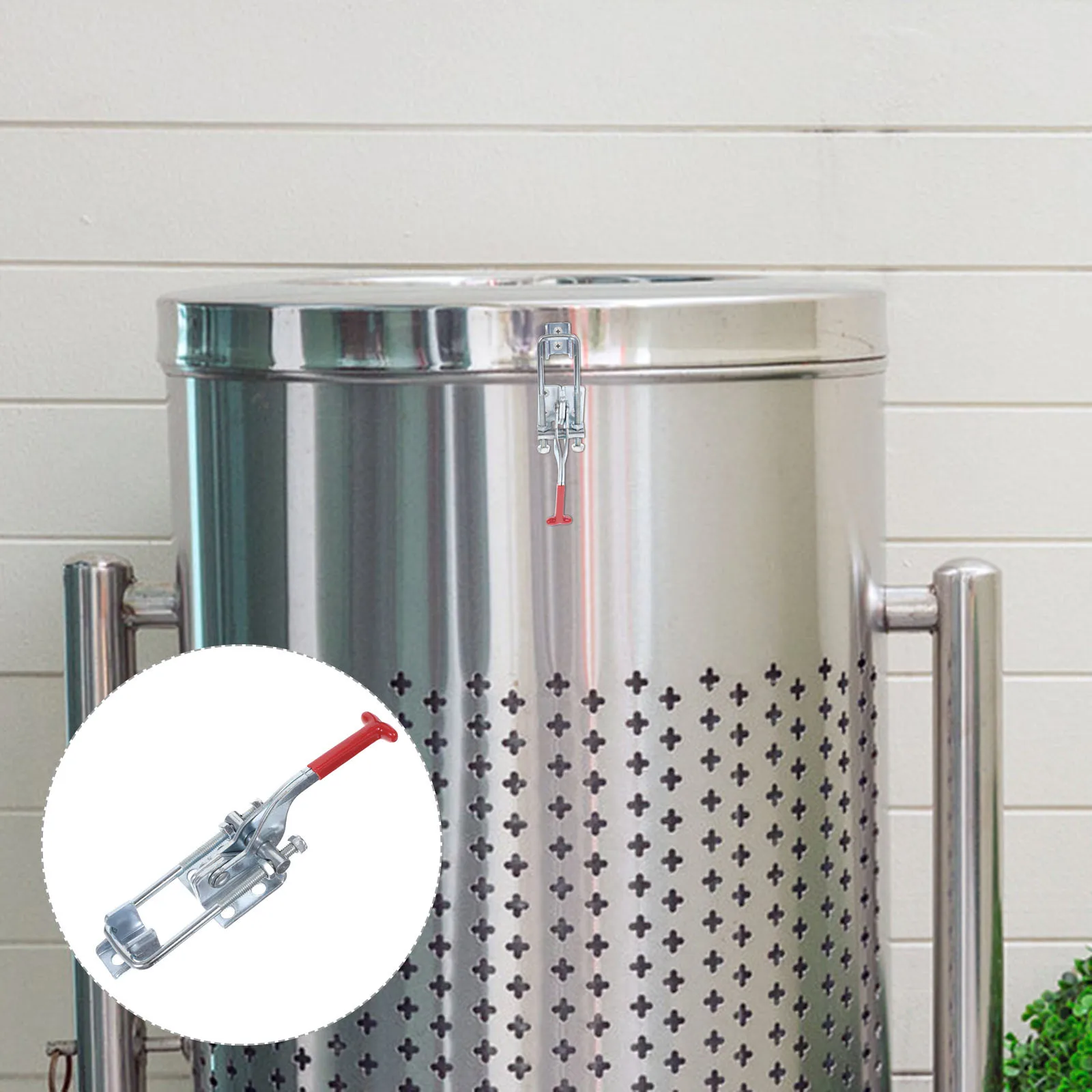 

4Pcs High Hardness Adjustable Toggle Latches Self-Locking Hasp Latches for Exposure Machines Tires Adjustable Toggle Clamp