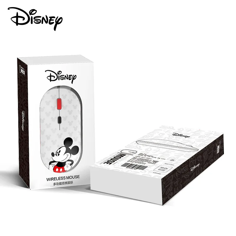 Disney Mickey Mouse Donald Duck Cartoon Wireless Bluetooth Mouse for Apple Notebook Huawei Lenovo Xiaoxin Mute Mouse