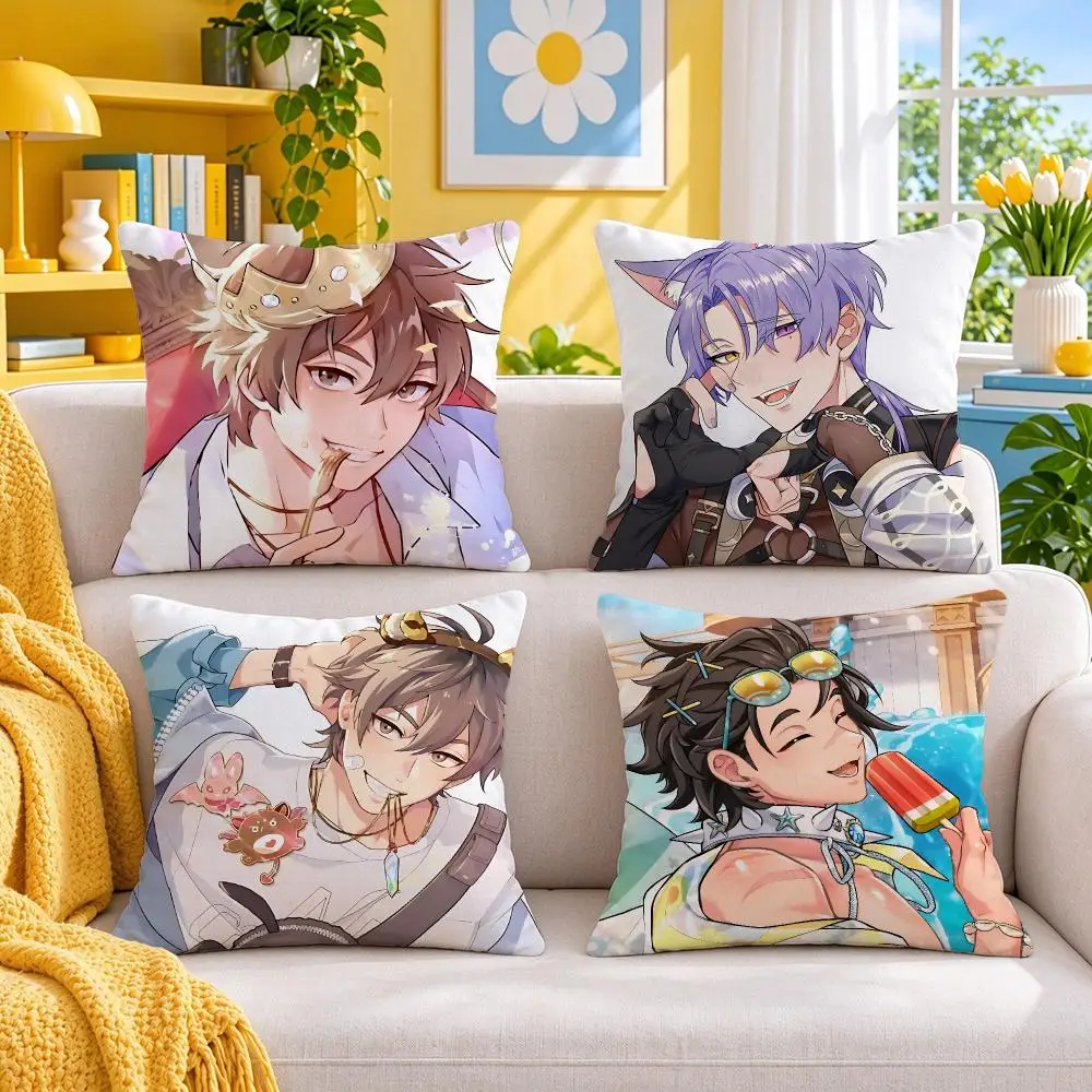 game Nu Carnival Cushion Cover Throw Pillow Short Plush Fresh Bright Cushion for Bedroom Sofa Ornament Present Gift