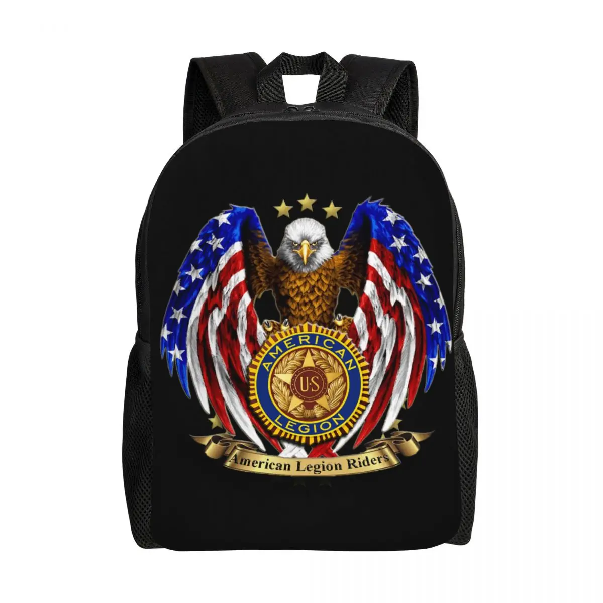 

Customized American Legion Riders Logo Travel Backpack Men Women School Computer Bookbag College Student Daypack Bags