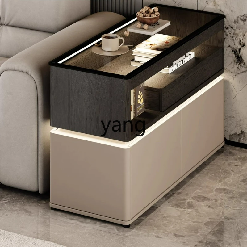 

LTT living room sofa side cabinet storage corner few high-end Italian minimalist