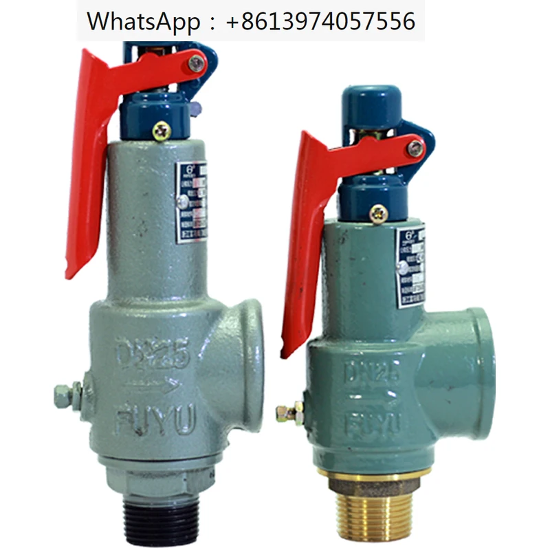 A28H-16 Zhejiang Fuyu Spring Adjustable Safety Valve Air Storage Tank Steam Adjustable Spring Relief Valve