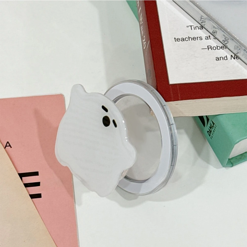 Simpatico e divertente fantasma di Halloween Supporto magnetico Grip Tok Griptok Supporto per supporto per telefono Supporto per iPhone per Pad Magsafe Smart Tok