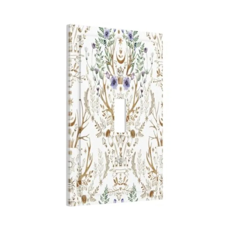 

Decorative Light Switch Cover Wall Plates Outlet Covers Decora Switch Plate Electrical Faceplate for Bathroom Home Decor