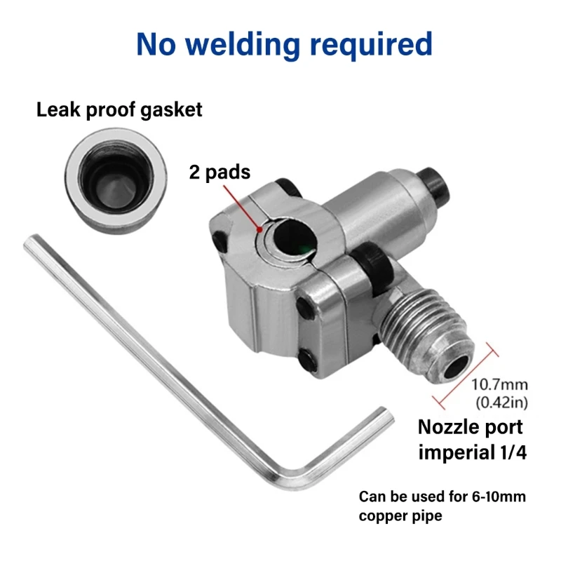 BPV-31 válvulas piercing compatíveis válvulas ajustáveis ​​1/4 5/16 3/8 Polegada substituir dropshipping