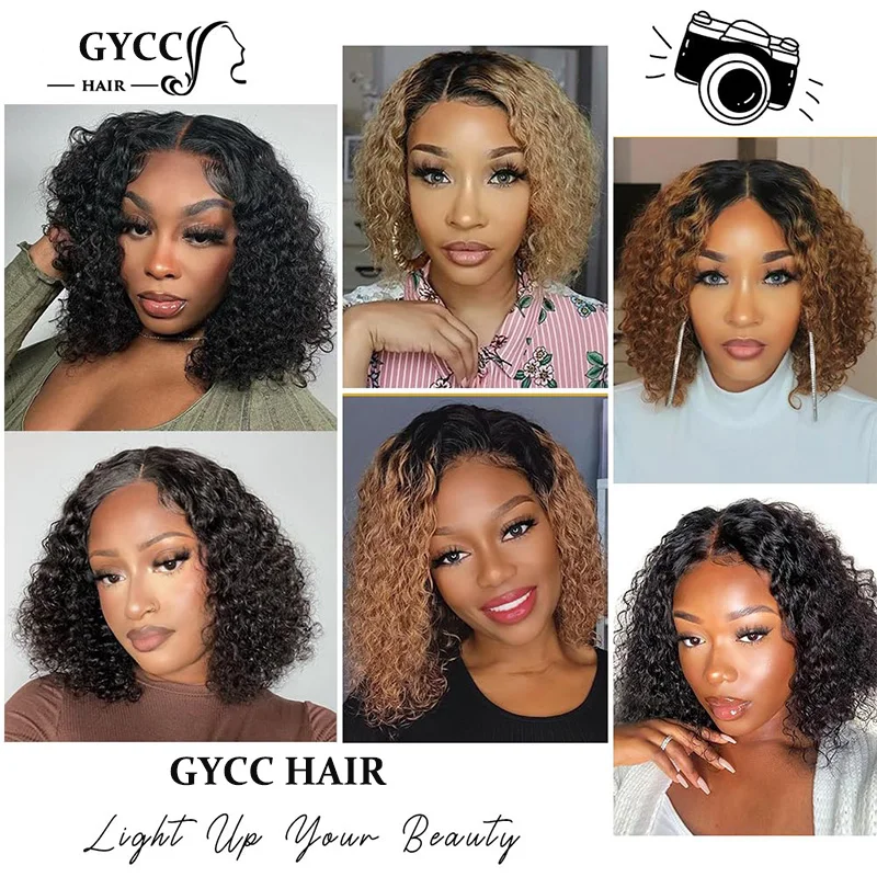 موجة عميقة بوب شعر مستعار شعر الإنسان 5x5 HD مجعد الدانتيل الجبهة الباروكات شعر الإنسان قبل قطعها ارتداء والذهاب غلويليس قصيرة مجعد أمامي بوب