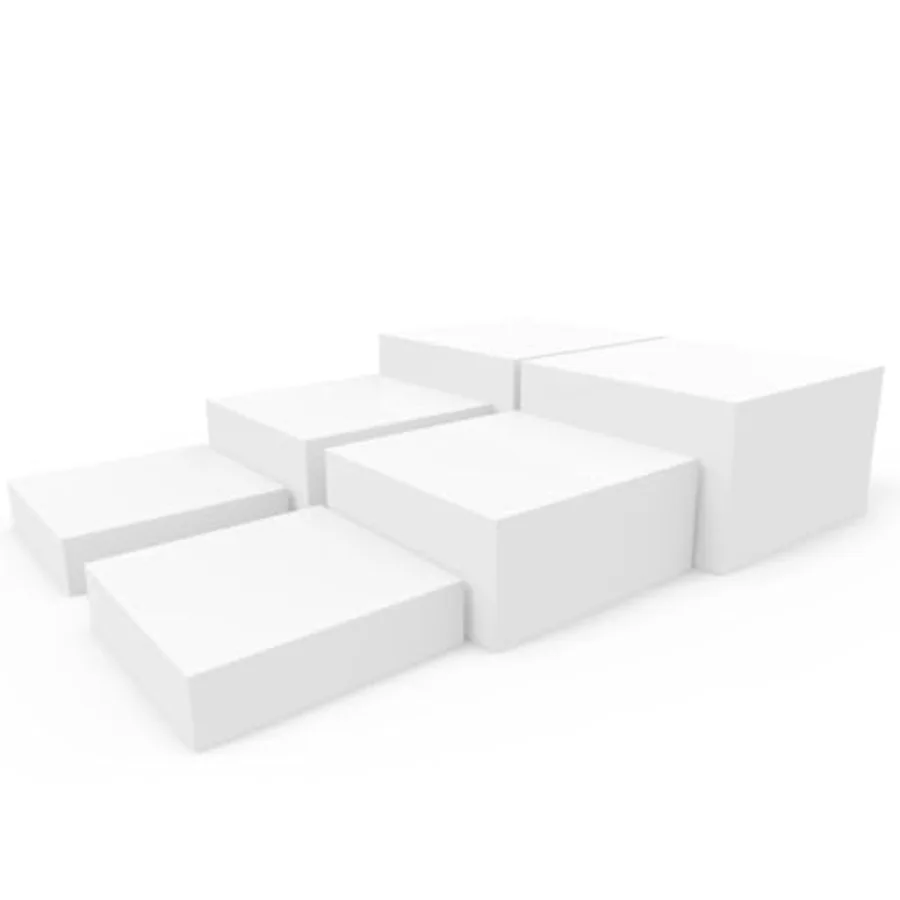 

Подставки для фуршета, акриловые кубы-стеллажи для демонстрации, с полыми основаниями, 6 шт., 8, 9, 10 дюймов