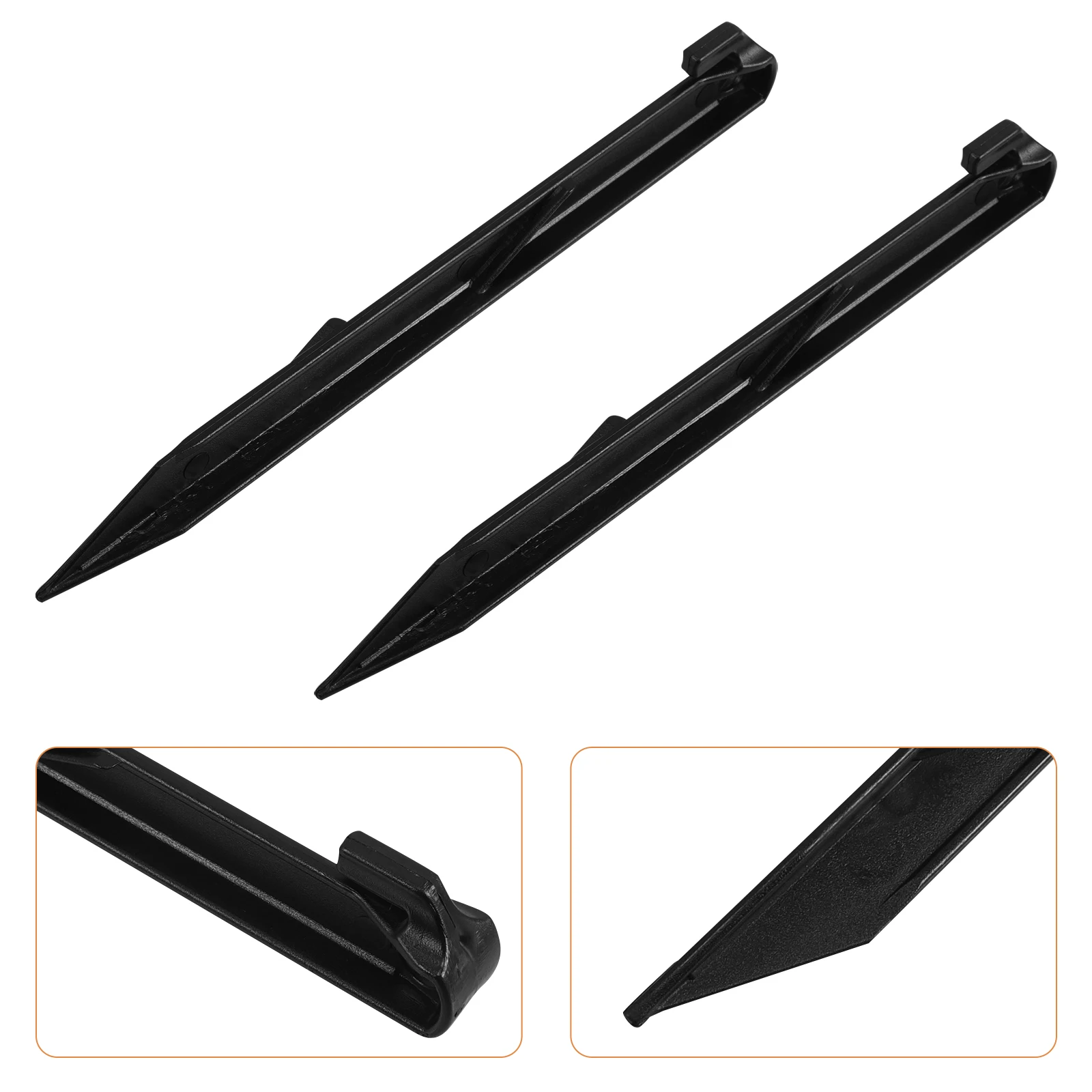 

50pcs Plastic Tent Stakes 19Cm Durable Outdoor Ground Stakes For Camping Canopy Tarp Lawn Garden Sand Beach Pegs Accessories