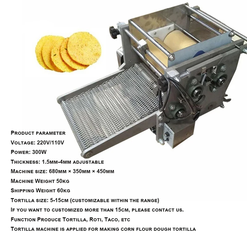 Komercyjna elektryczna arabska maszyna do chleba Tortilla Maker Chapati Roti maszyna do robienia tortilli